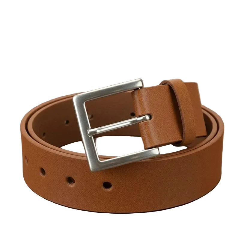 Genuine Leather Belt for Men Handcrafted Classic Everyday Waist Belt