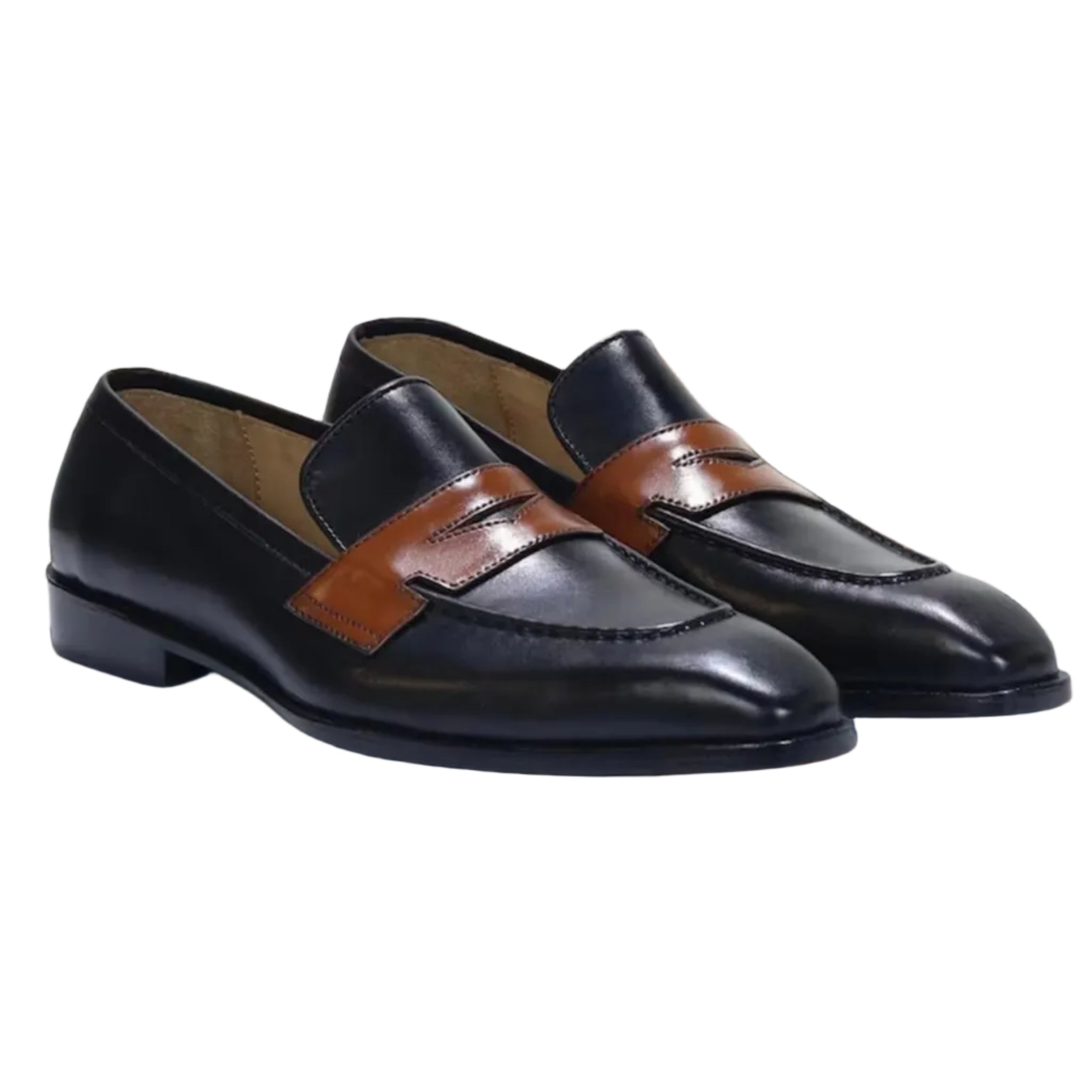 Handmade Leather Loafers for Men | Black & Brown Penny Loafers | Custom Dress Shoes | Premium Handcrafted Footwear