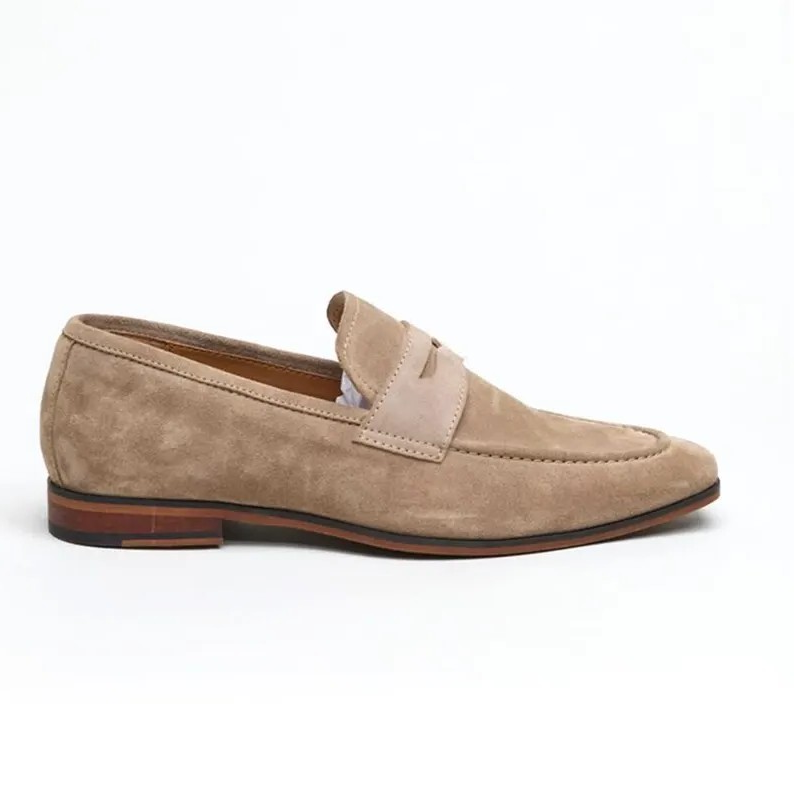 Men's Suede Loafers: Classic Formal Moccasins for Wedding