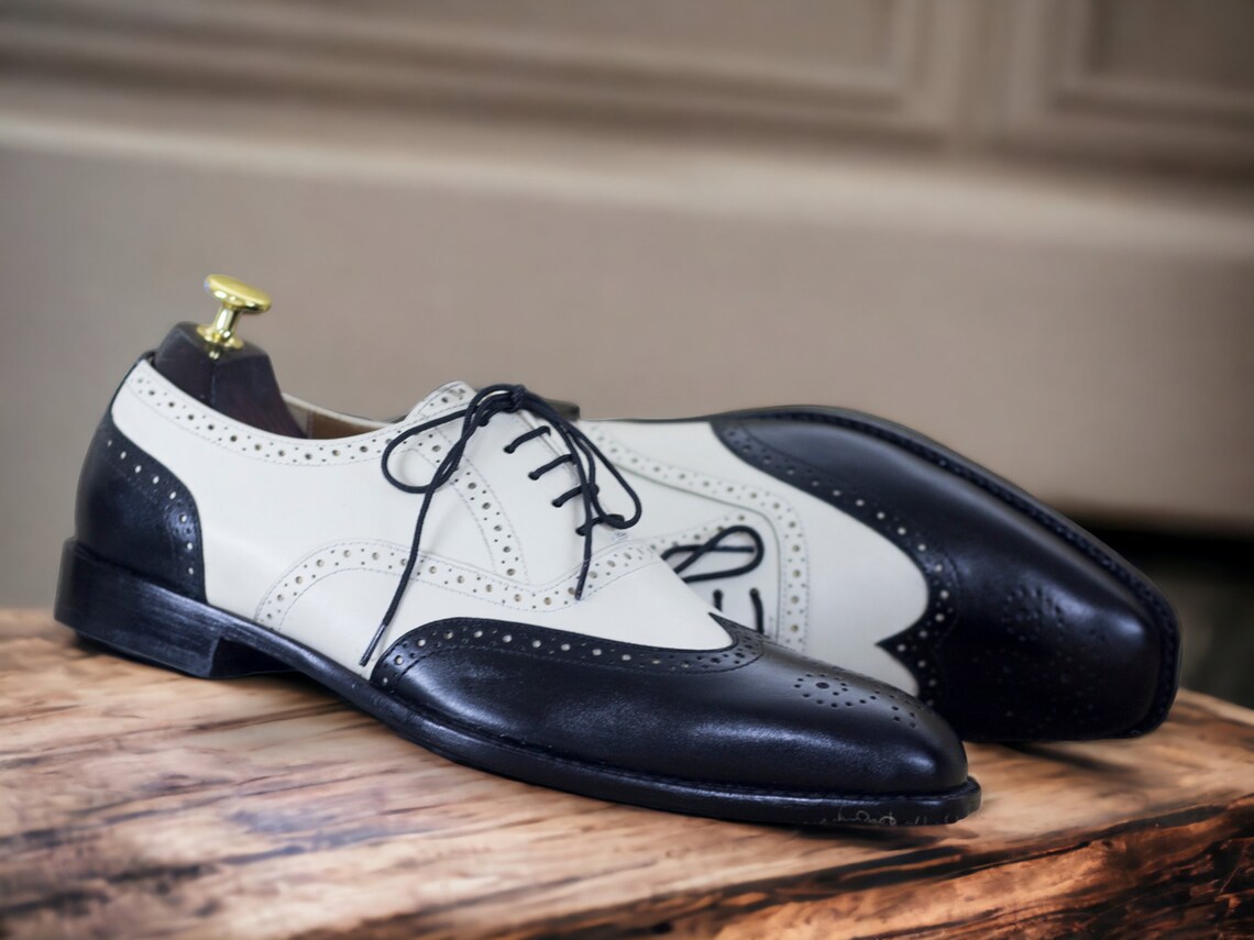 Handmade Leather Men's Brogue Shoes - SSSHOESMAKER